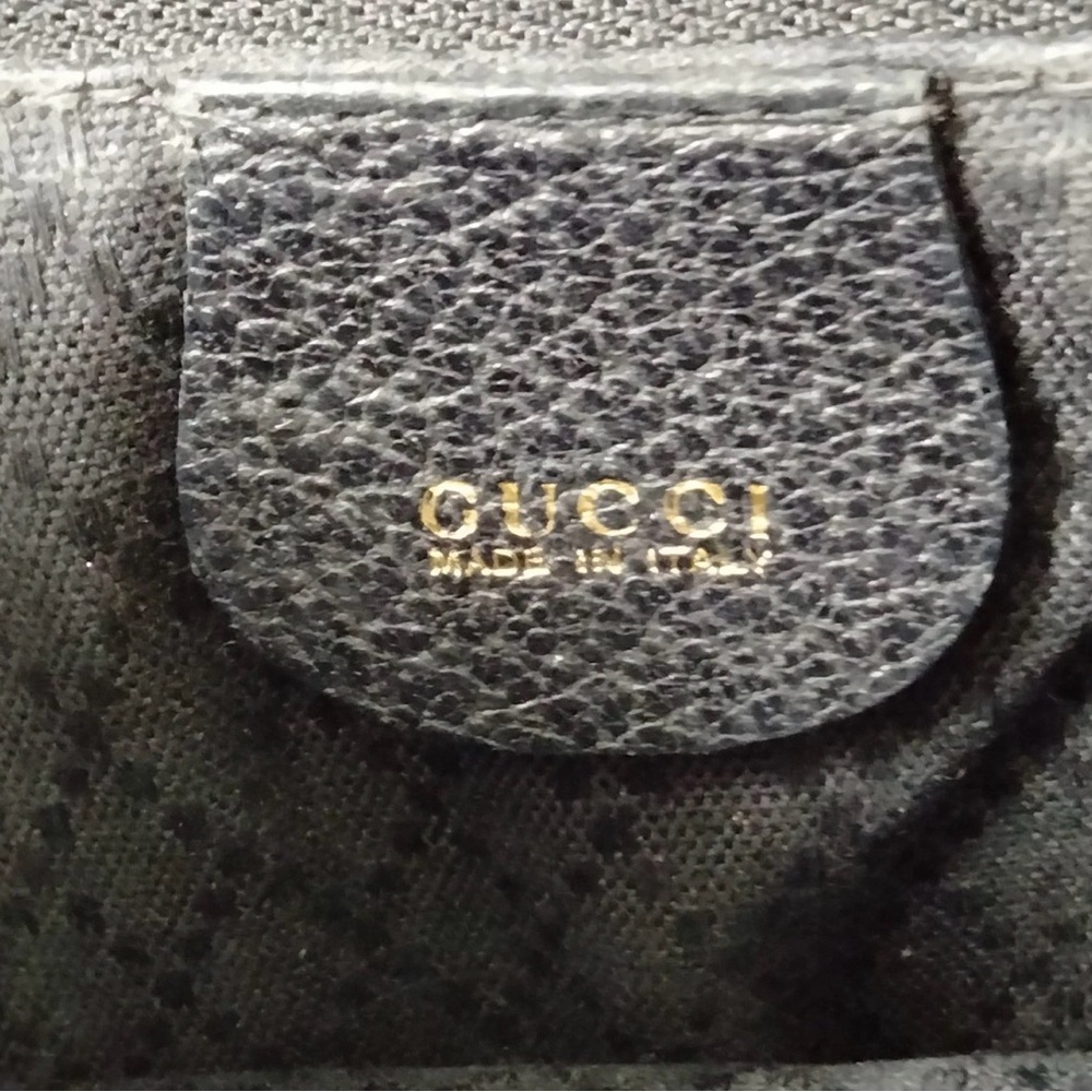 Vintage Gucci Mini Suede Bamboo Backpack Authenicated - Picture 7 of 9